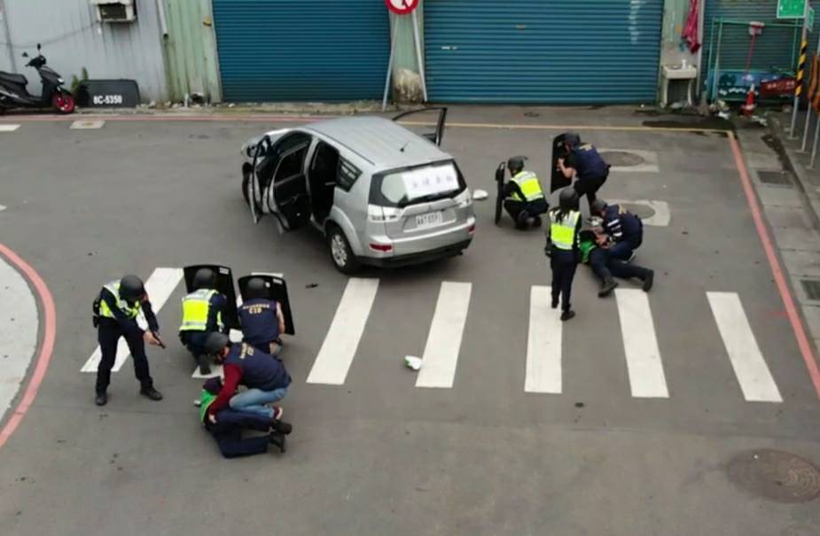 海山警防搶演練